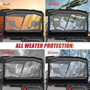 Amazon.com: KEMIMOTO Clear Rear Window Compatible with Can-Am